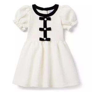 Janie and Jack The festive bow dress-Size 4T